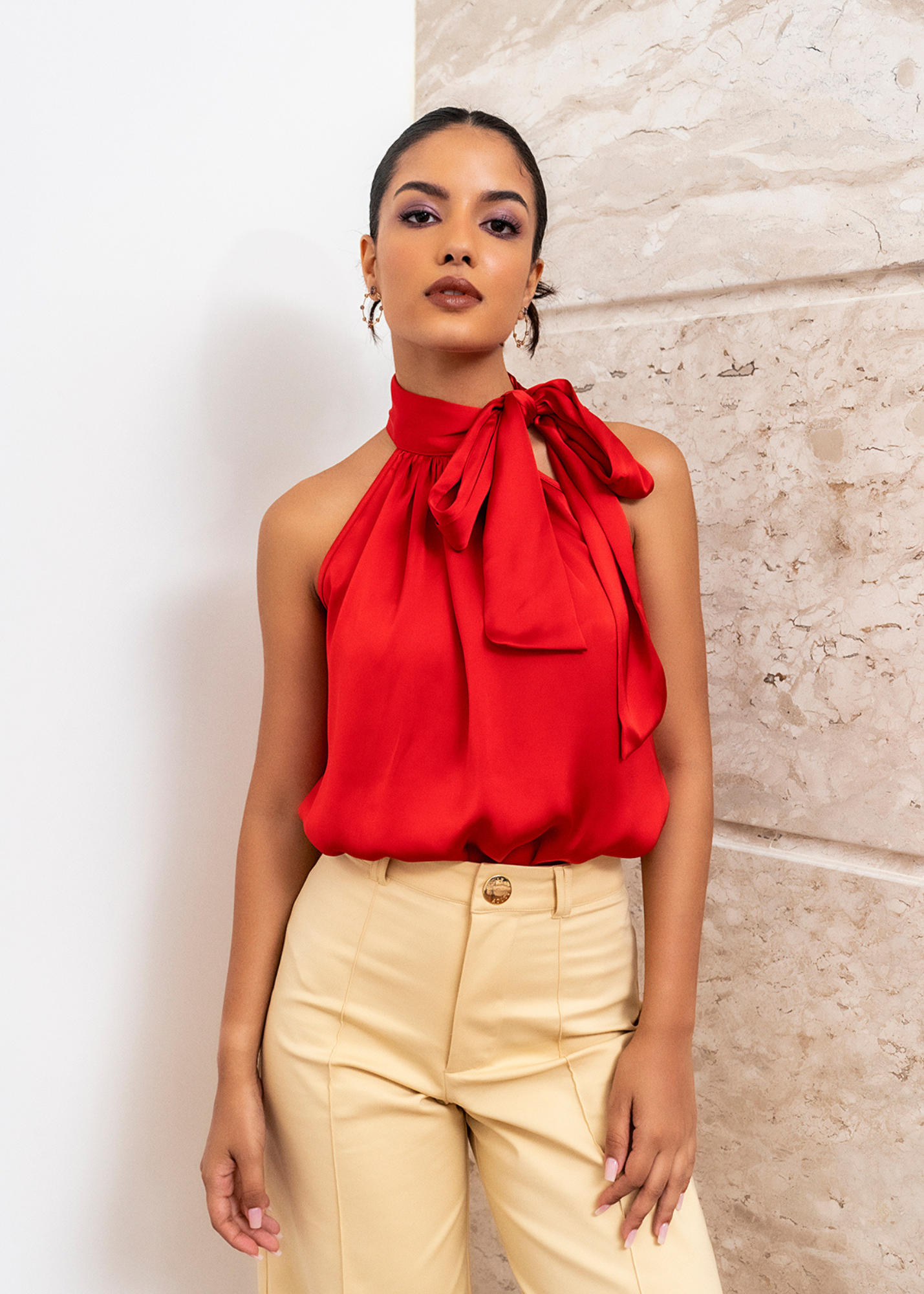 Jhenny Blouse - Red