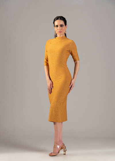 Vestido Layla - Dourado