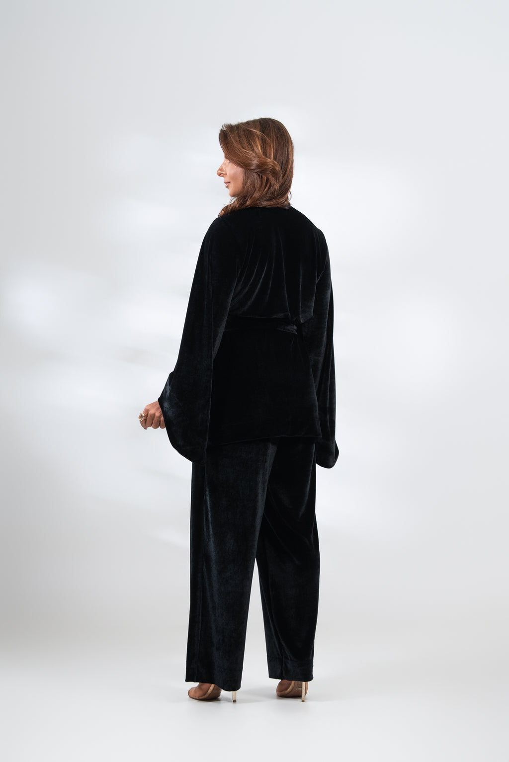 Calça Veludo Rosa