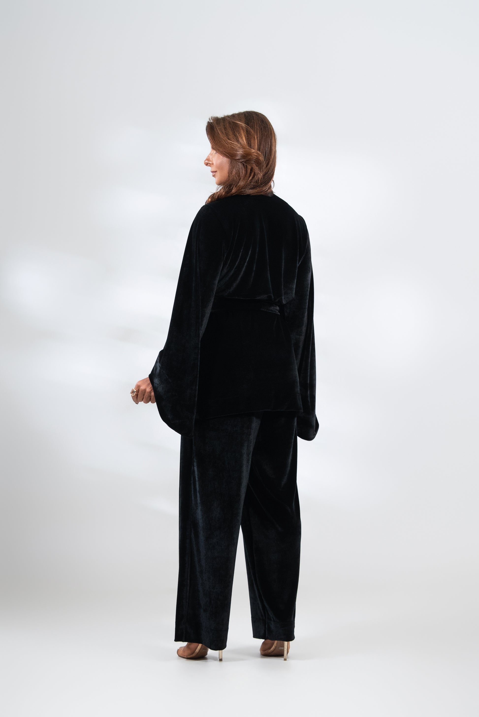 Calça Veludo Rosa