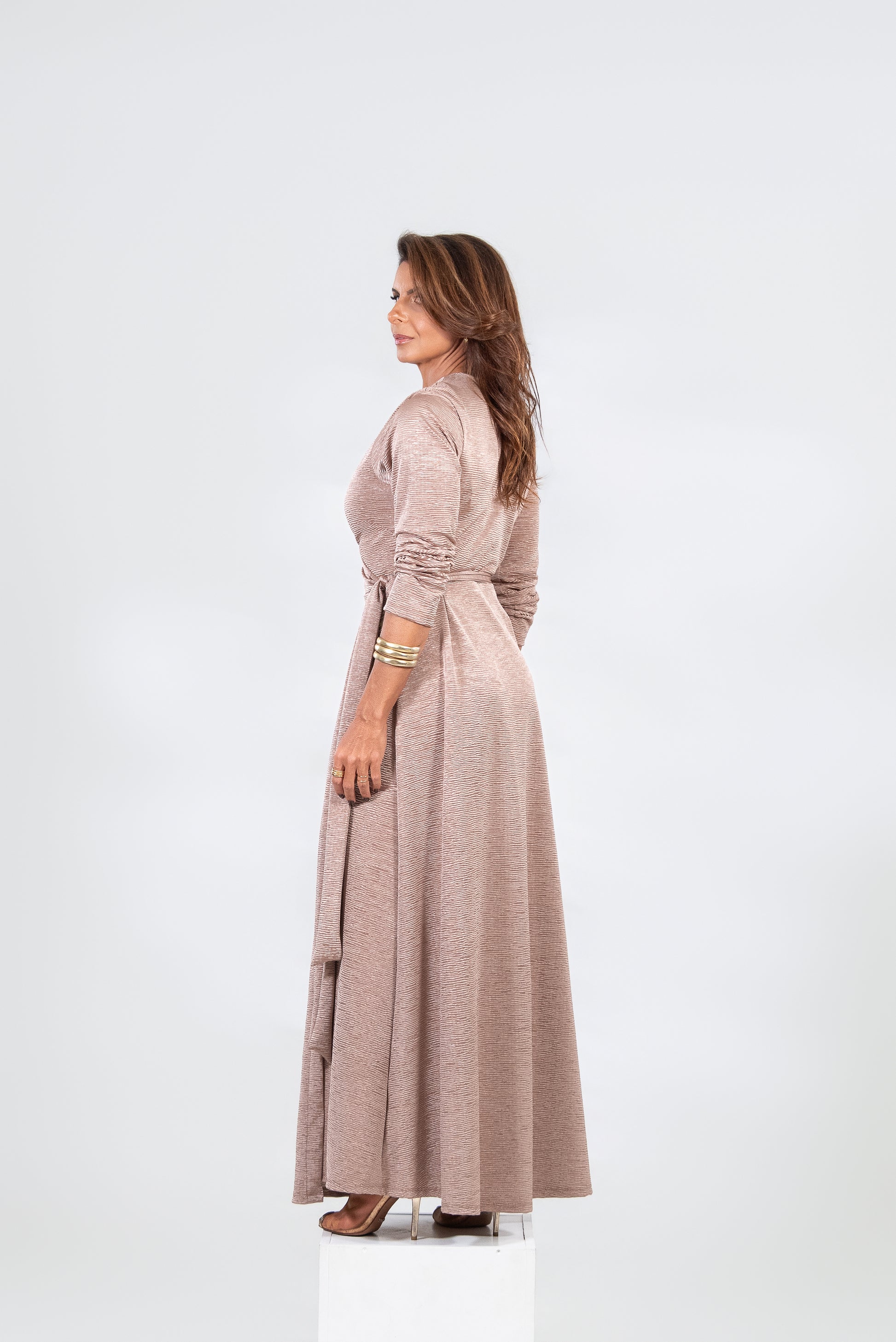 Vestido Longo Transpassado Jana