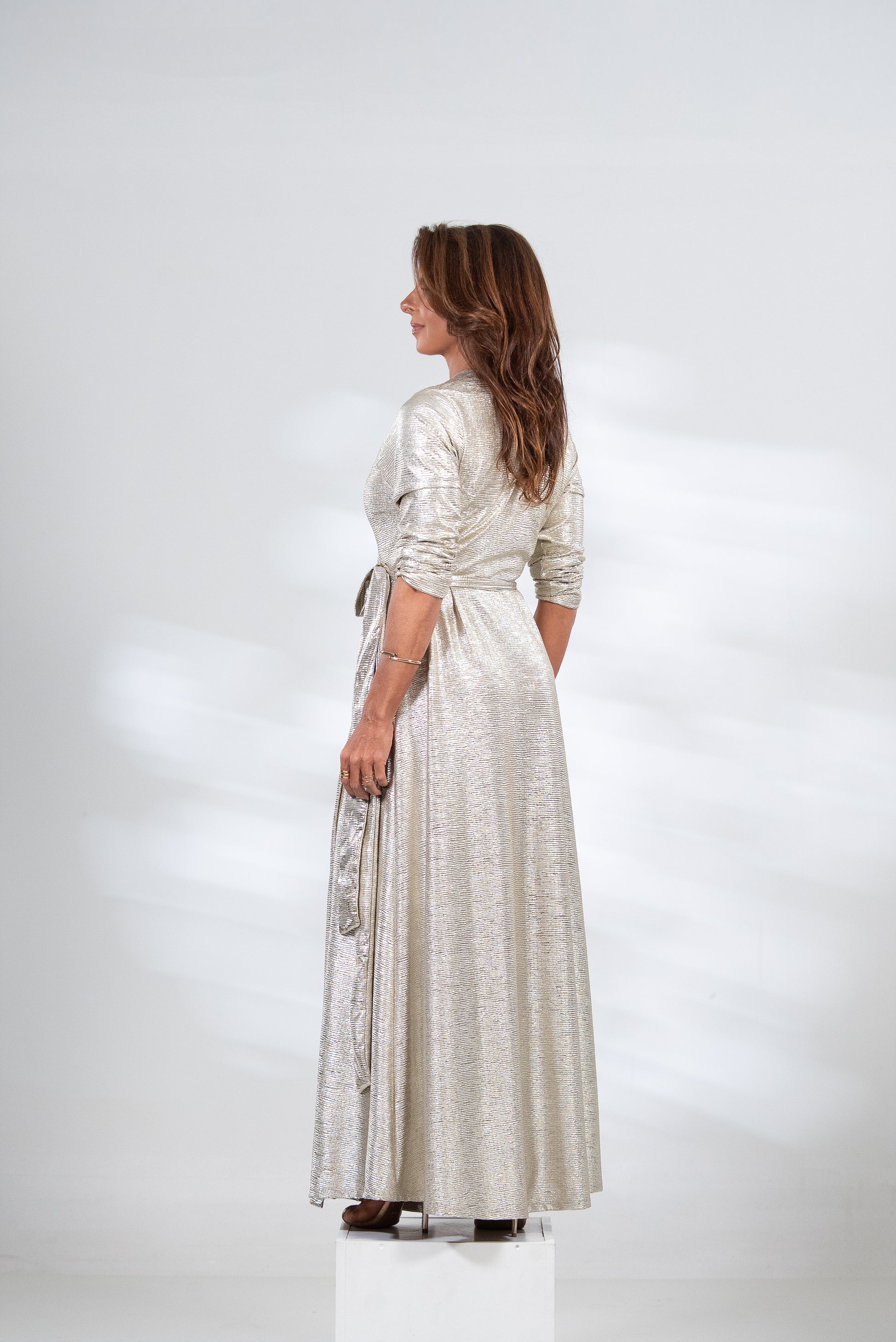 Vestido Longo Transpassado Jana