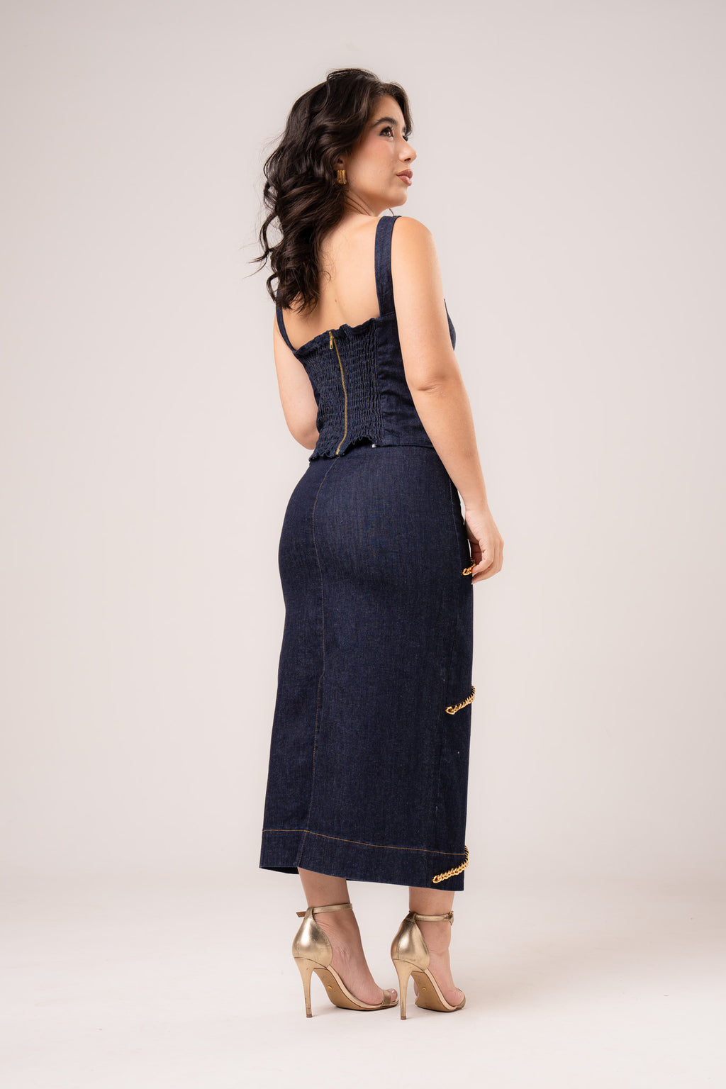 Saia Nubia Jeans (Sem corrente)
