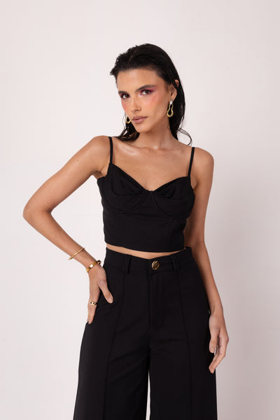 Cropped Birgit - Preto (Best-Sellers)